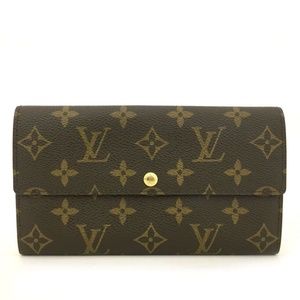 Louis Vuitton Monogram Sarah Wallet +Duster+LV Box